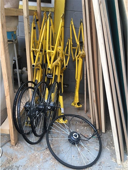 association solicycle mobilier urbain vélo générateur d'énergie
